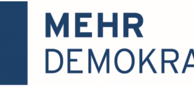 Logo of Mehr Demokratie e.V. 