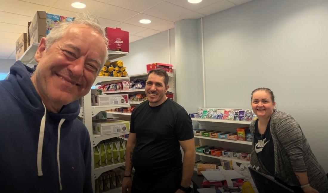 Bjarney Högnadóttir and her husband are opening the first grocery store after the evacuation