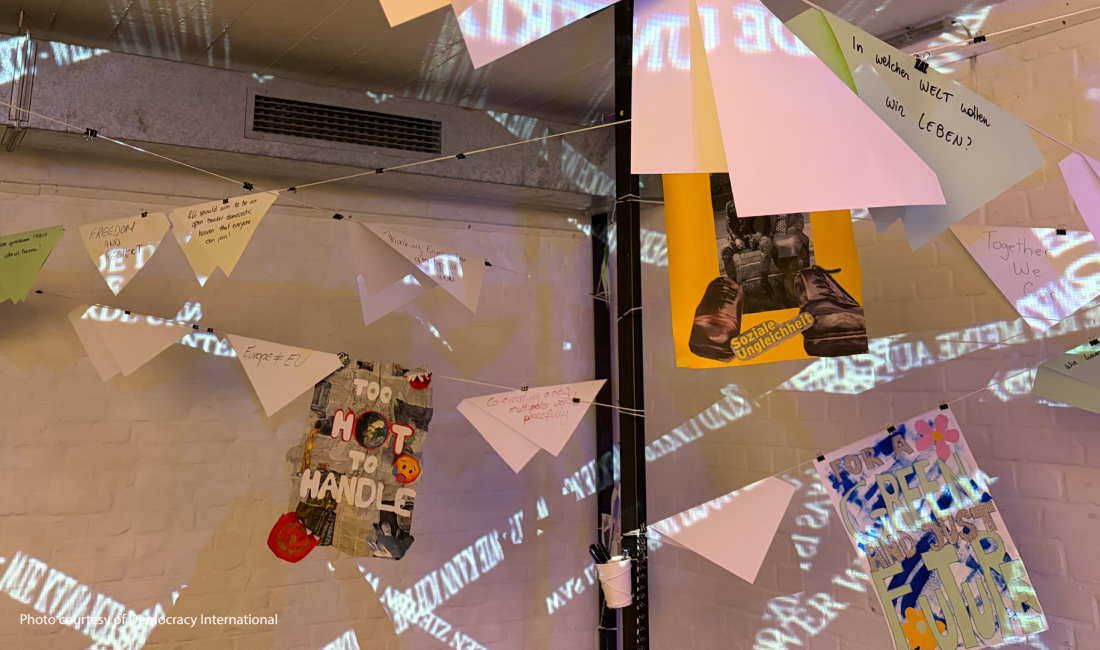 Photo of Lichtlabor, courtesy of Democracy International