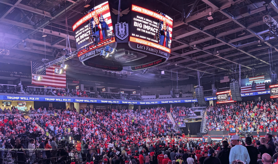 Photo of a US rally