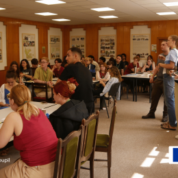 Participants of the Democracy Camp Bulgaria. Photo courtesy by Tom Goupil